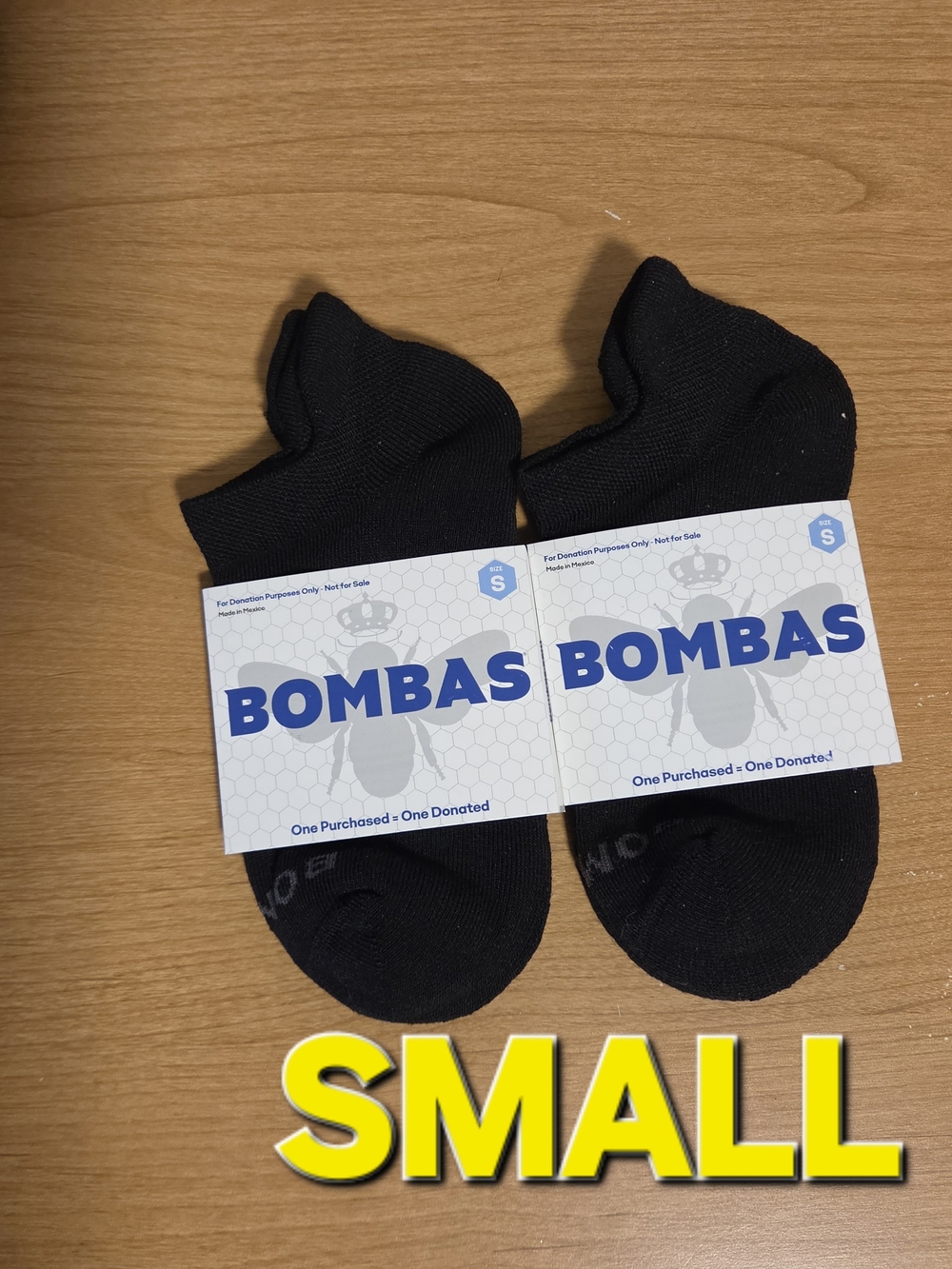 Bombas Ankle Socks - Black 2 Pk (Small)- Unisex
